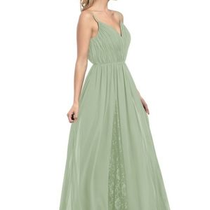 Azazie Dresses - Azazie Daisy Dusty Sage Dress Azazie Dresses - Azazie Daisy Dusty Sage Dress